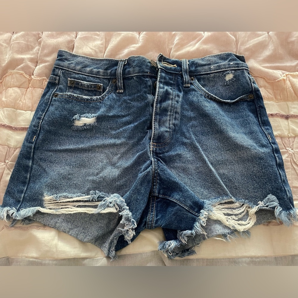 Calvin Klein Cutoff Denim Shorts